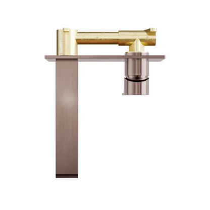 Robinet de lavabo encastré Portofino – Bronze brossé