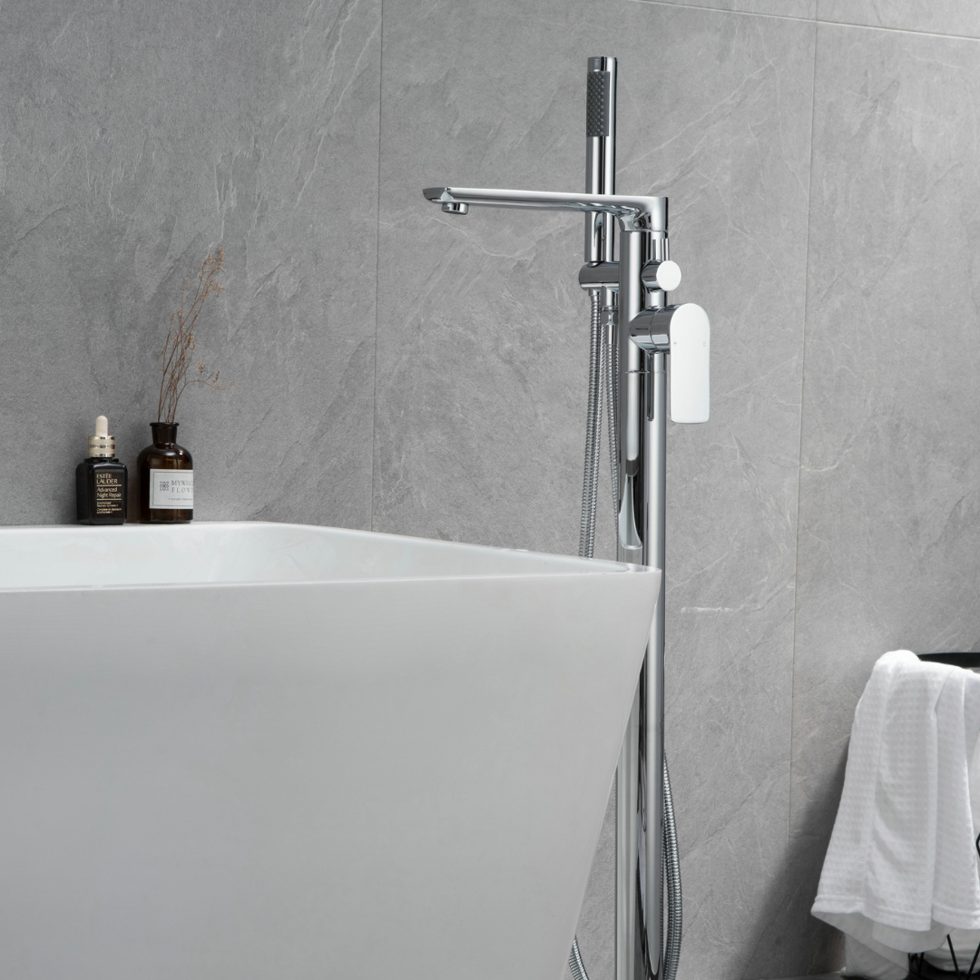 Robinet de baignoire indépendant Emilia - Chrome