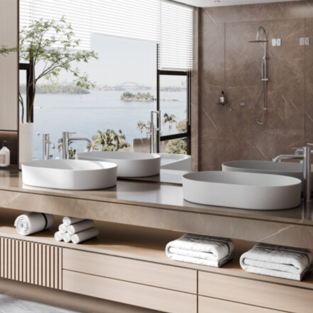 Robinet de lavabo haut Capri - 1 trou - Graphite