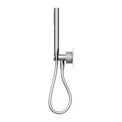 Robinet de douche encastré Valencia - Douche à main - Nickel brossé