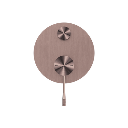 Robinet encastré avec diverteur – Valencia – Bronze brossé