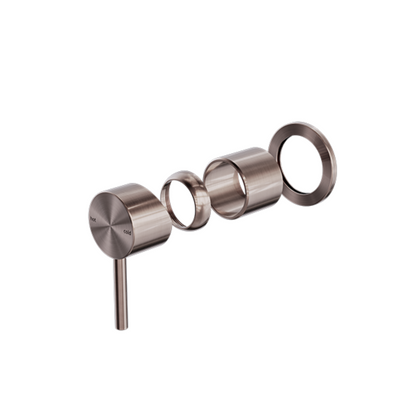Robinet encastré - Capri - 1 trou - Bronze brossé