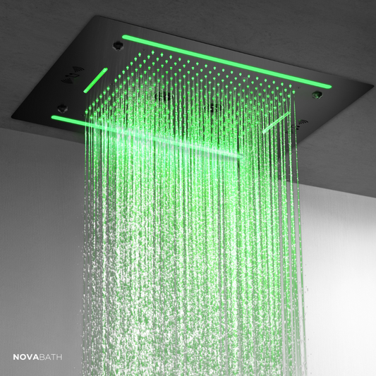 Robinet de lavabo haut Angelica - Noir mat