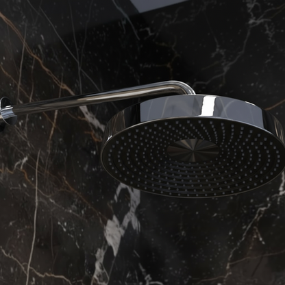 Ensemble de douche à effet pluie encastré Amalia - Chrome