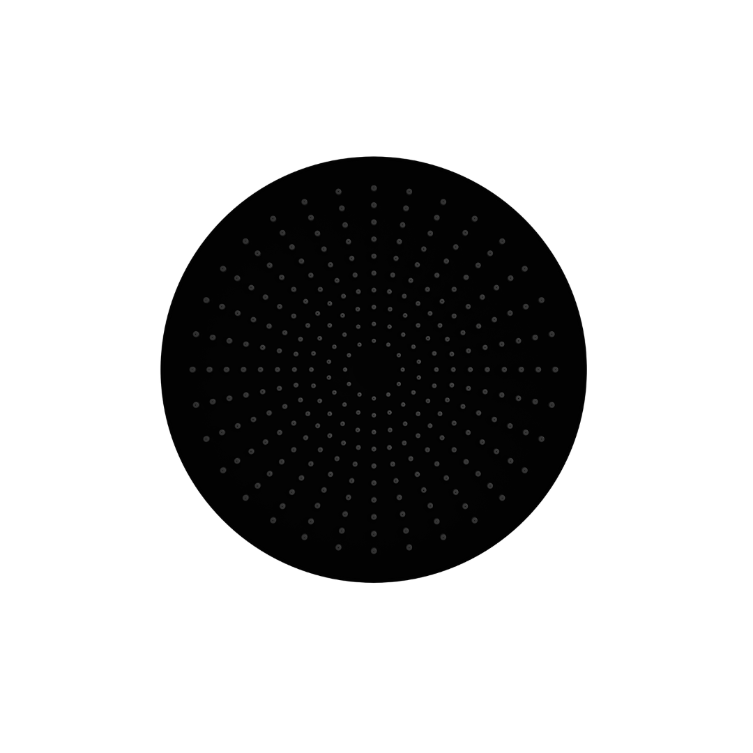 Douchekop Valencia – Noir mat - 250mm