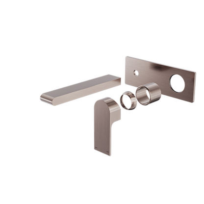 Robinet de lavabo encastré Portofino – Bronze brossé
