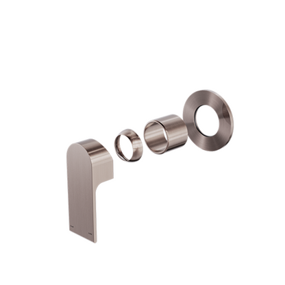 Robinet encastré - Portofino – 80MM - 1-Trou - Bronze brossé