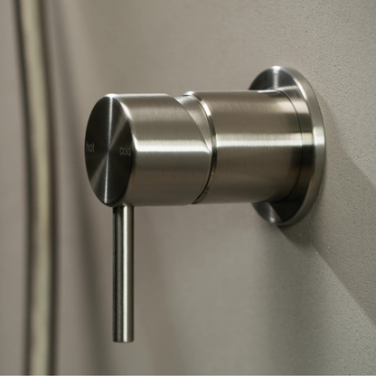 Robinet encastré - Capri - 1 trou - Nickel brossé