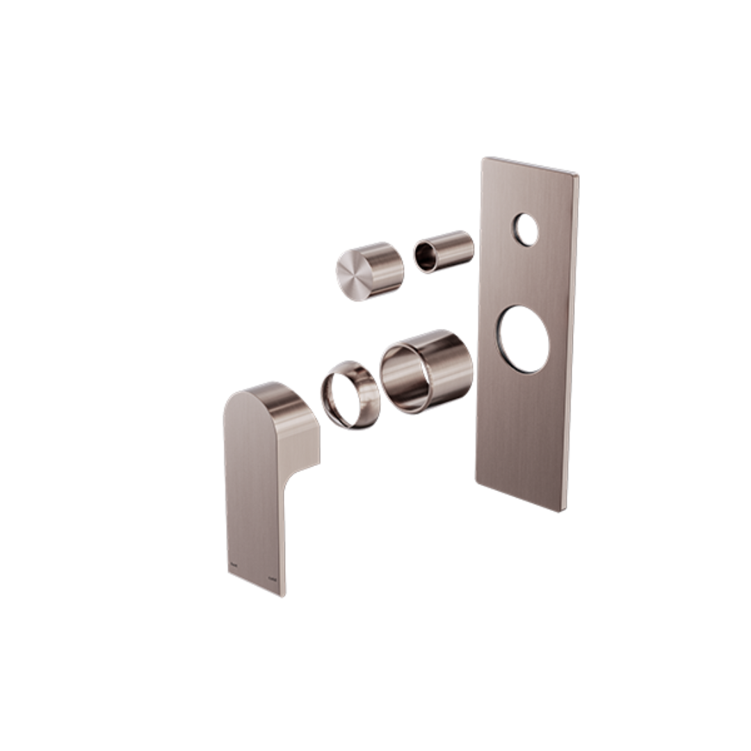 Robinet encastré avec diverteur – Portofino – Bronze brossé