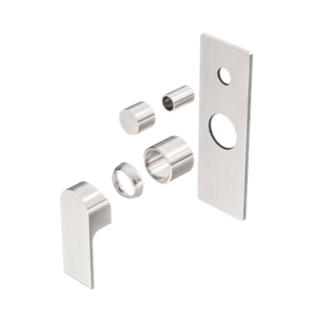 Robinet encastré avec diverteur – Portofino – Nickel brossé