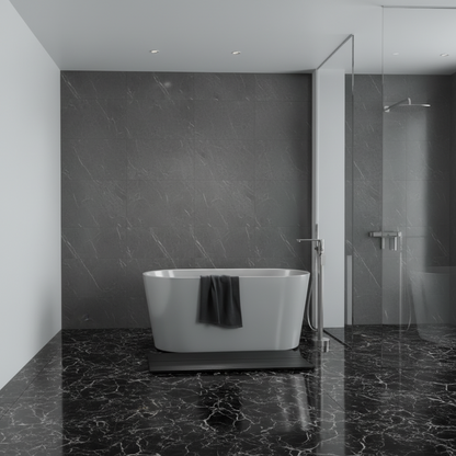 Robinet de baignoire indépendant Emilia - Gris gunmetal