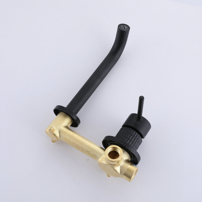 Robinet de lavabo encastré Angelica - Noir mat