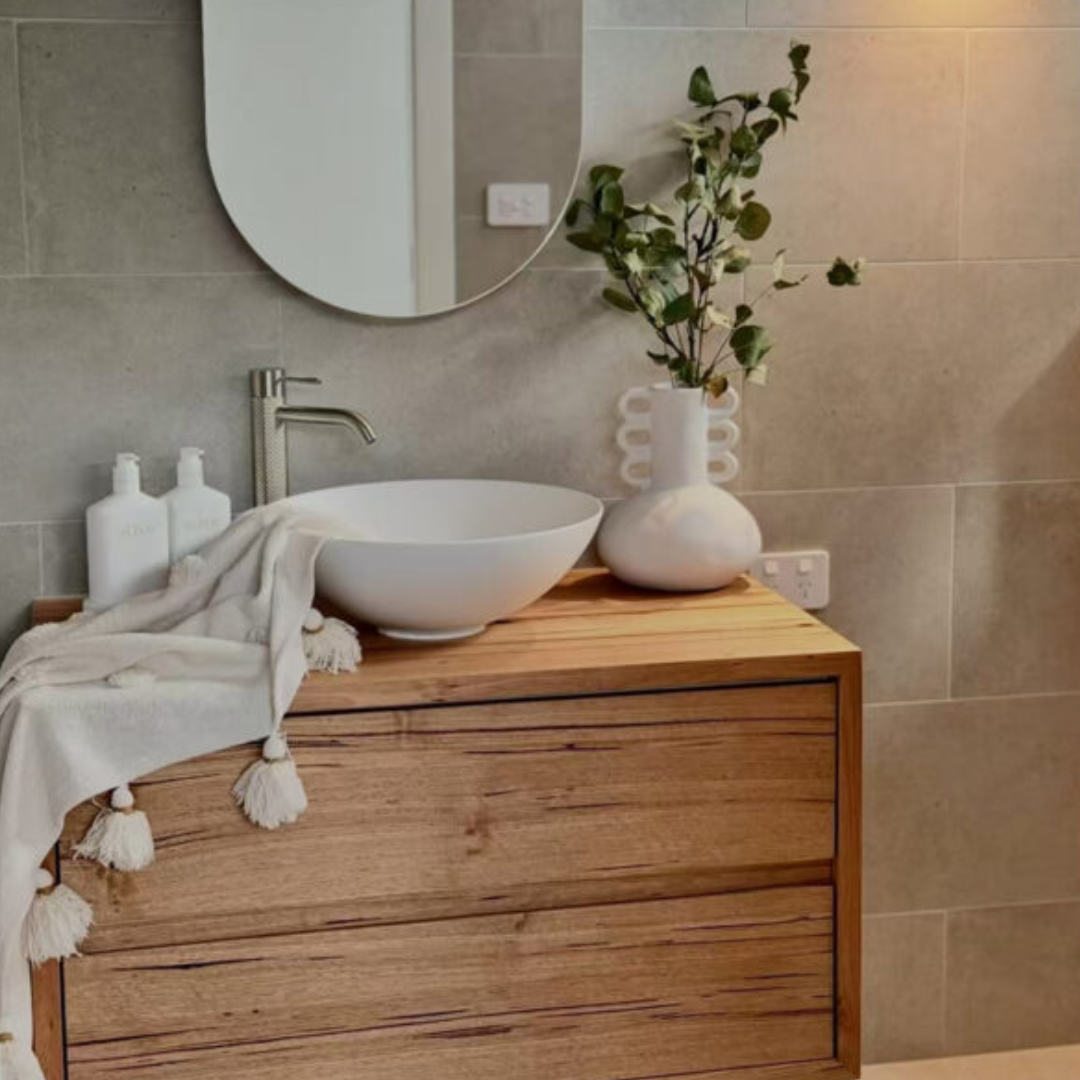 Robinet de lavabo haut Valencia - 1 trou - Nickel brossé