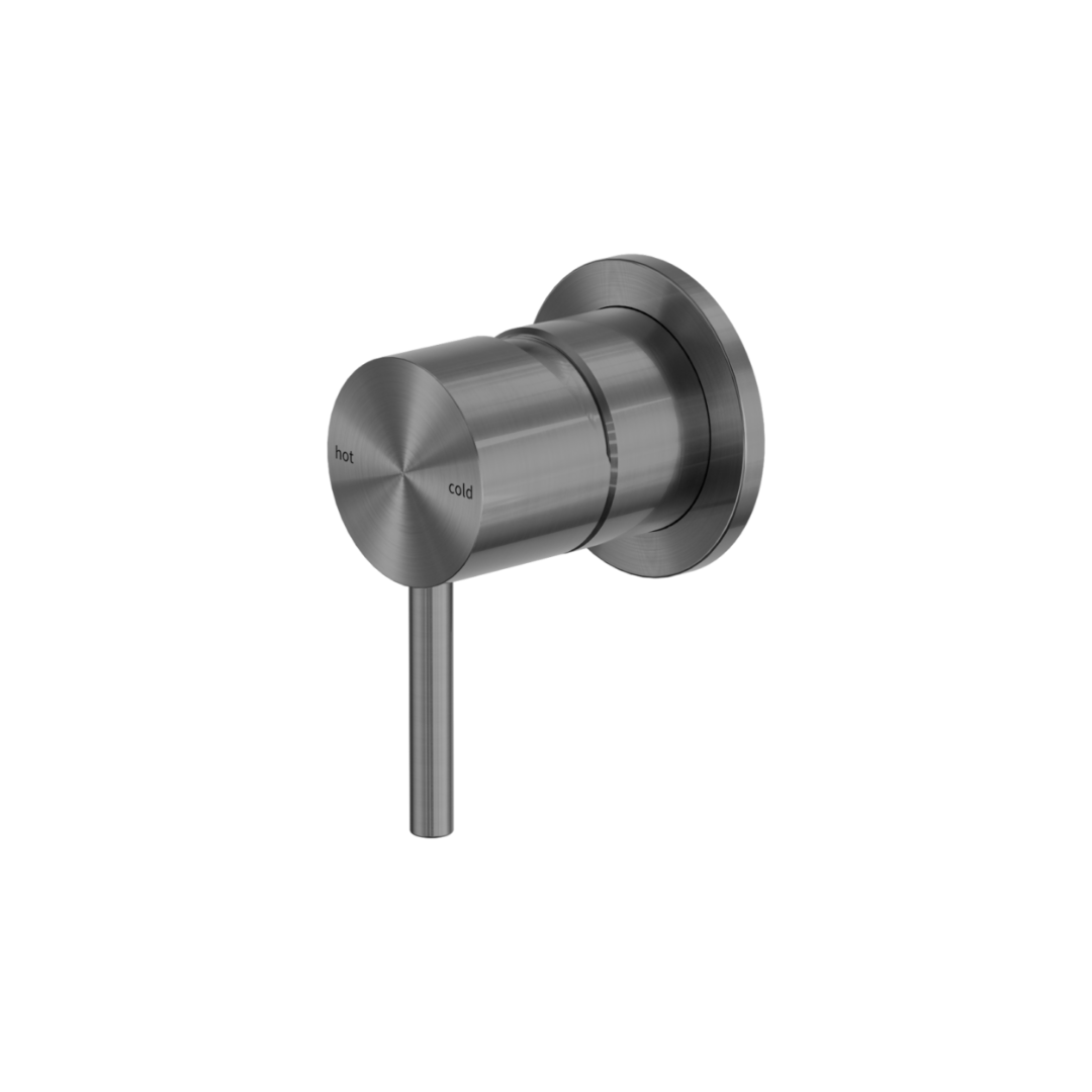 Regendoucheset Capri – Graphite - Avec robinet mélangeur encastré