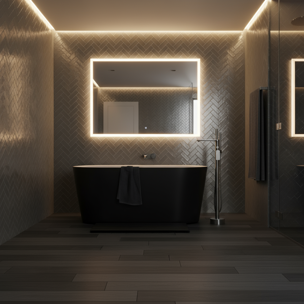 Robinet de baignoire indépendant Emilia - Gris gunmetal