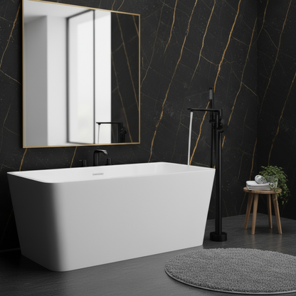 Robinet de baignoire indépendant Emilia - Noir mat