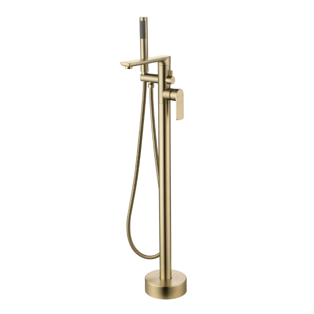 Robinet de baignoire indépendant Emilia - Or brossé