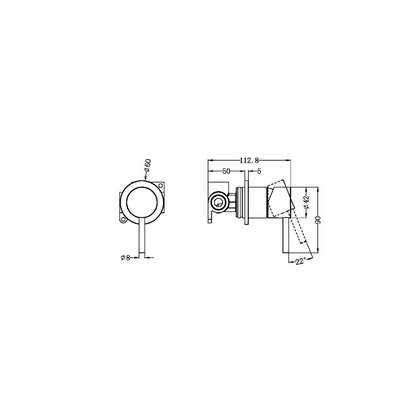 Buitendoucheset Capri – Avec robinet mélangeur – Douche pluie & Douche à main - Bronze brossé