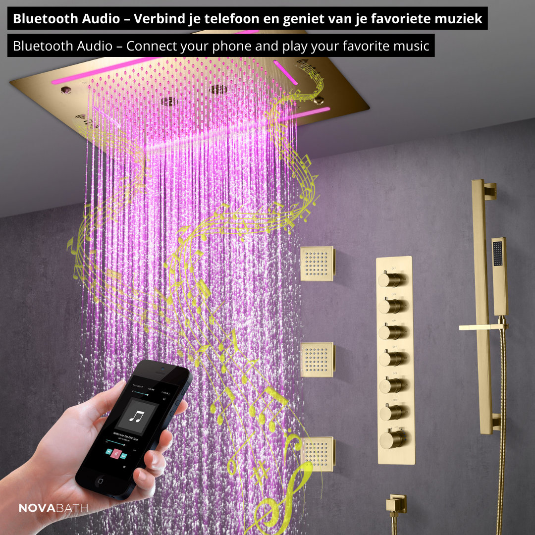 Robinet de lavabo haut Angelica - Noir mat
