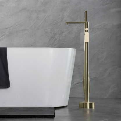 Robinet de baignoire indépendant Emilia - Or brossé