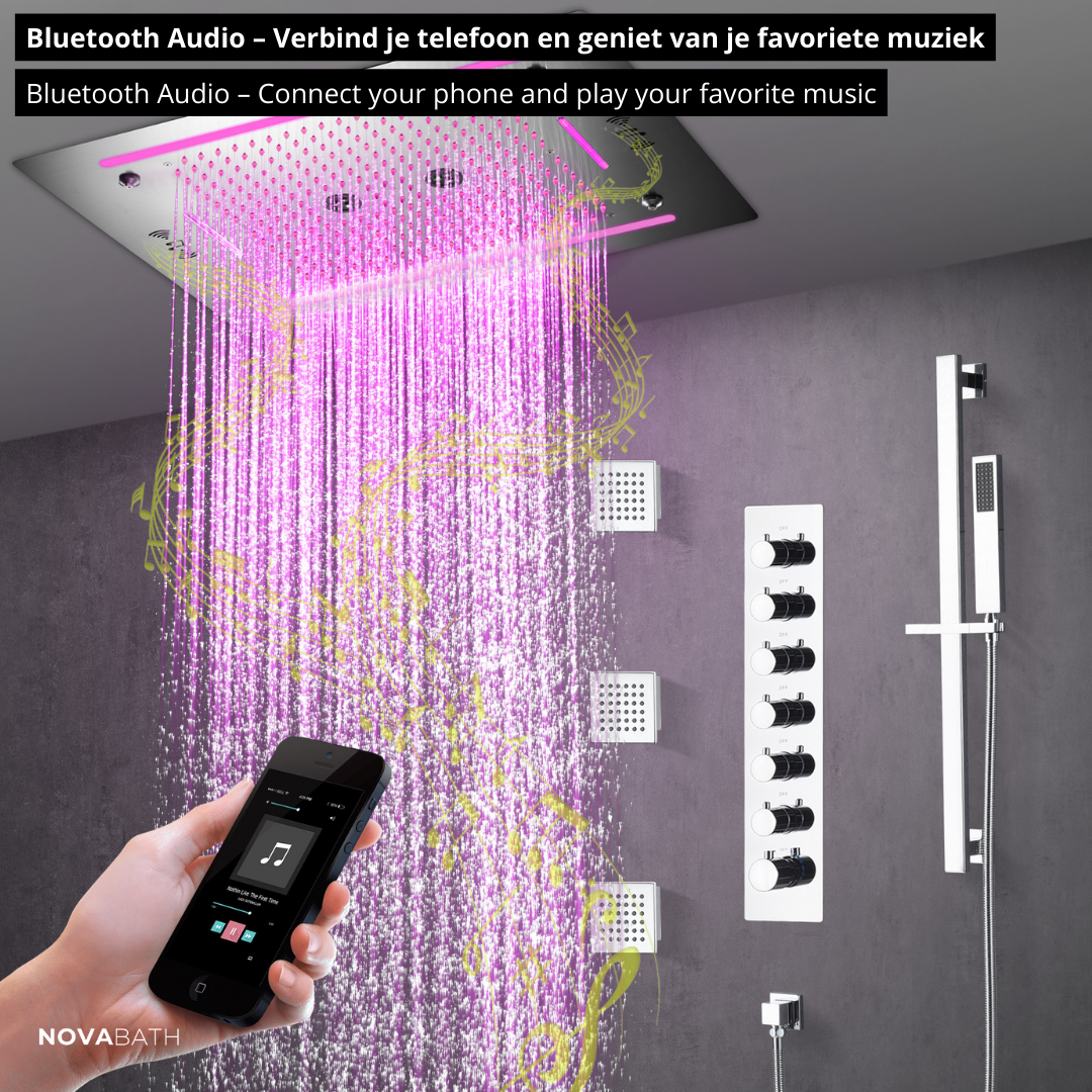 Robinet de lavabo haut Angelica - Noir mat