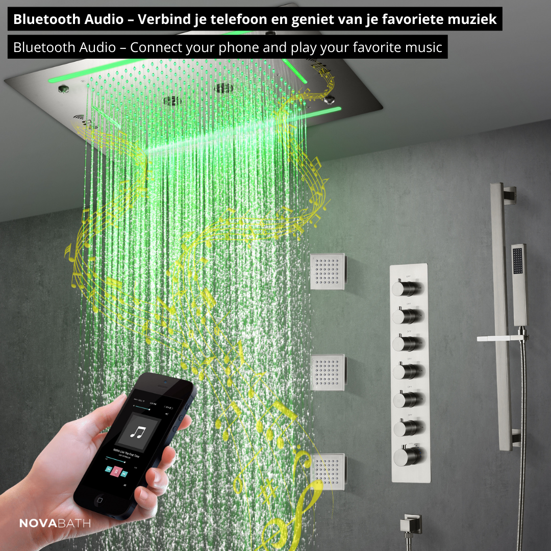 Robinet de lavabo haut Angelica - Noir mat
