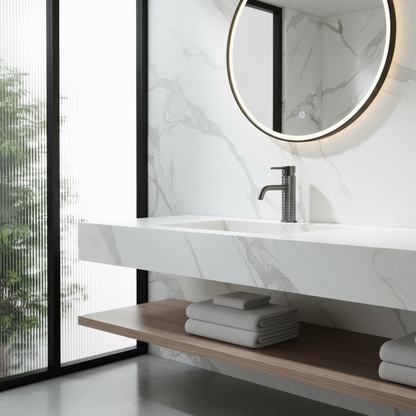 Opbouw wastafelkraan Angelica - Gunmetal grey