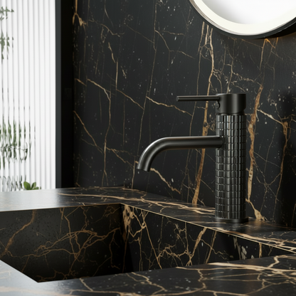 Opbouw wastafelkraan Angelica - Gunmetal grey