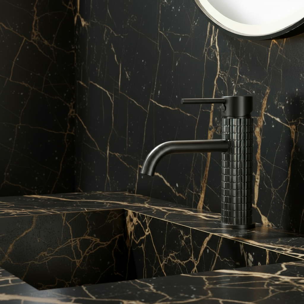 Opbouw wastafelkraan Angelica - Gunmetal grey