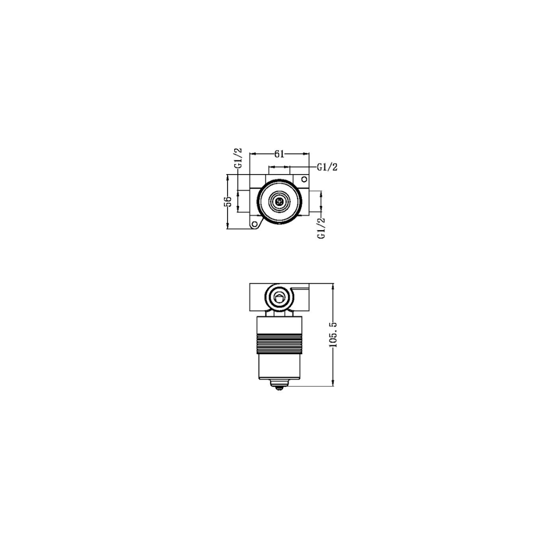 Regendoucheset Capri – Graphite - Avec robinet mélangeur encastré