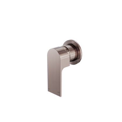 Regendoucheset Portofino - Bronze brossé - Avec robinet mélangeur encastré