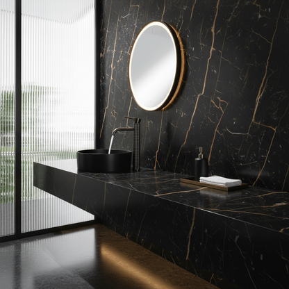 Robinet de lavabo haut Angelica - Gris gunmetal