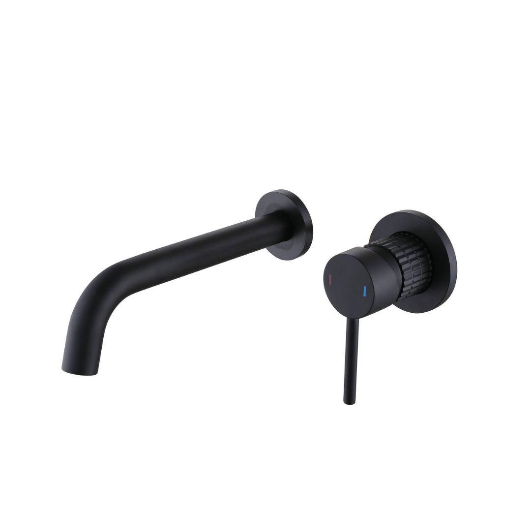 Robinet de lavabo encastré Angelica - Noir mat