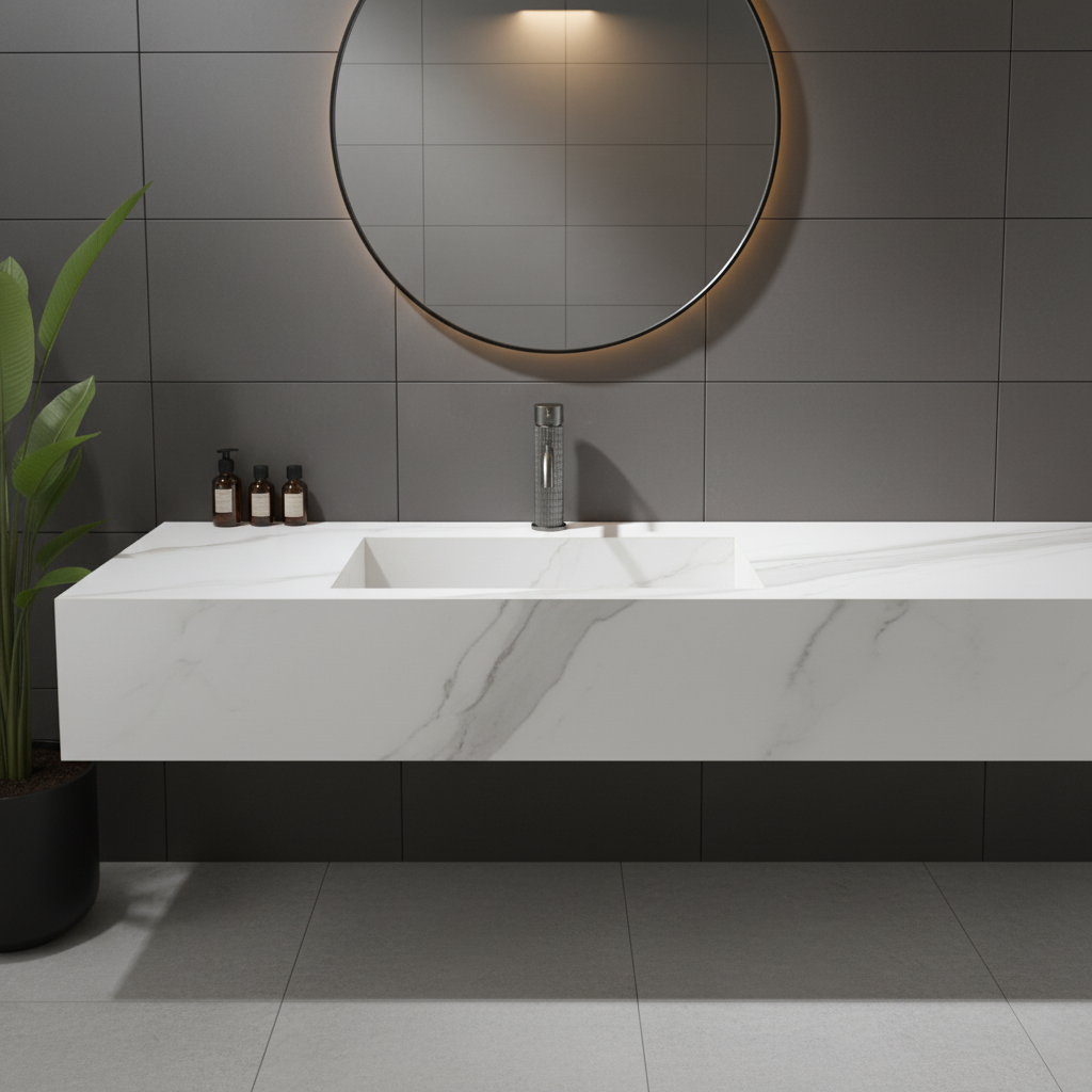 Opbouw wastafelkraan Angelica - Gunmetal grey