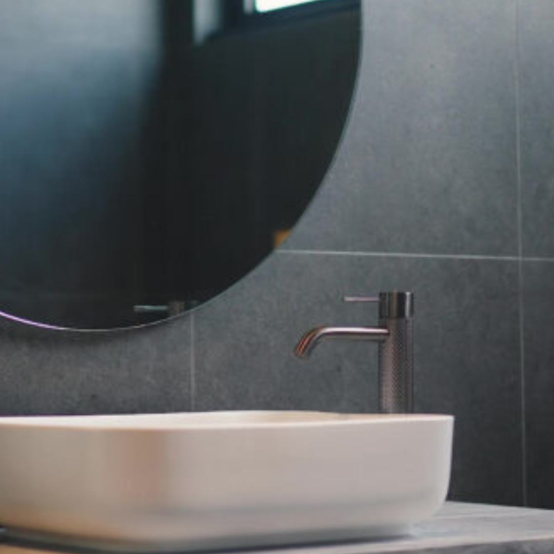 Robinet de lavabo haut Valencia - 1 trou - Nickel brossé