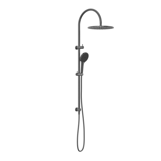 Regendoucheset Valencia – Graphite - Douche à air II - Avec robinet mélangeur encastré