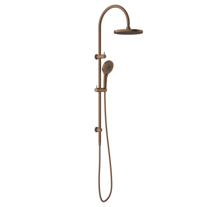 Regendoucheset Valencia – Bronze brossé - Douche à air - Avec robinet mélangeur encastré