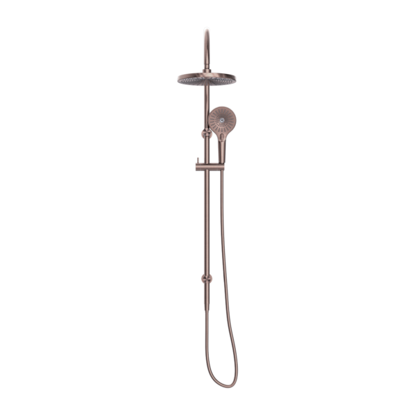 Regendoucheset Valencia – Bronze brossé - Douche à air - Avec robinet mélangeur encastré
