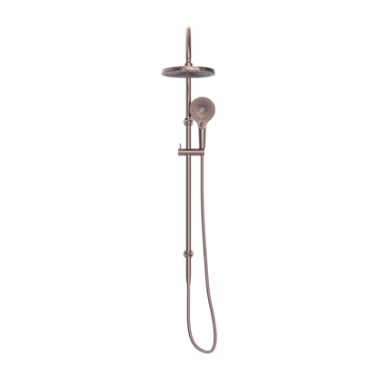 Regendoucheset Valencia – Bronze brossé - Douche à air - Avec robinet mélangeur encastré