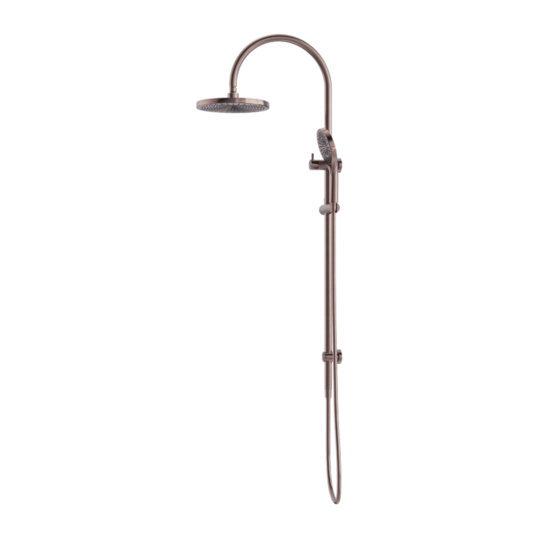 Regendoucheset Valencia – Bronze brossé - Douche à air - Avec robinet mélangeur encastré