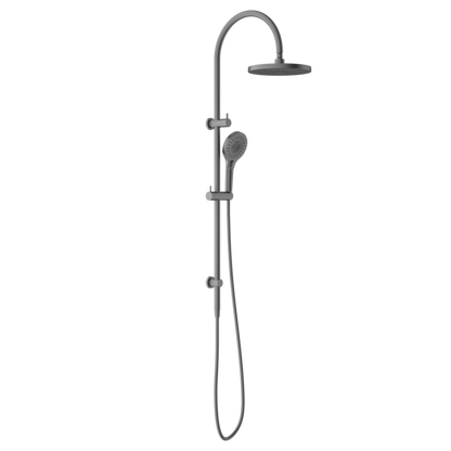Regendoucheset Valencia – Graphite - Douche à air - Avec robinet mélangeur encastré