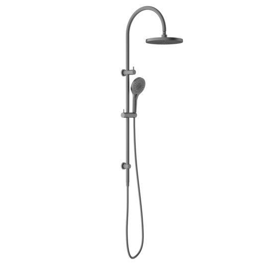 Regendoucheset Valencia – Graphite - Douche à air - Avec robinet mélangeur encastré