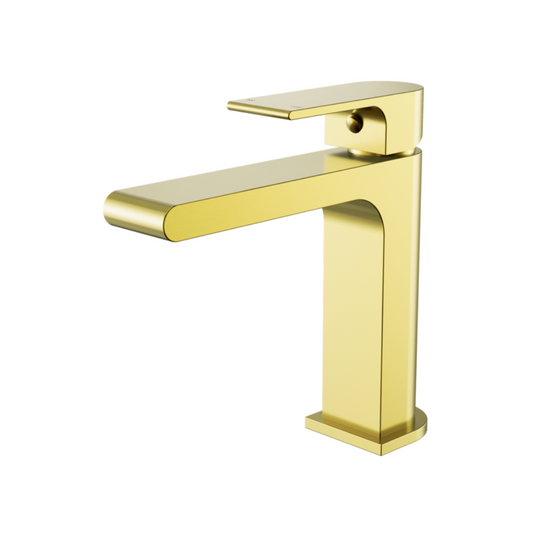 Opbouw de robinet de lavabo Portofino - 1 trou - Or brossé