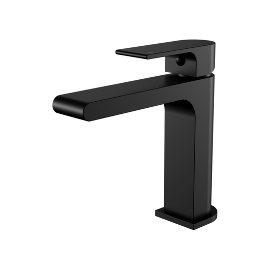 Opbouw de robinet de lavabo Portofino - 1 trou - Noir mat