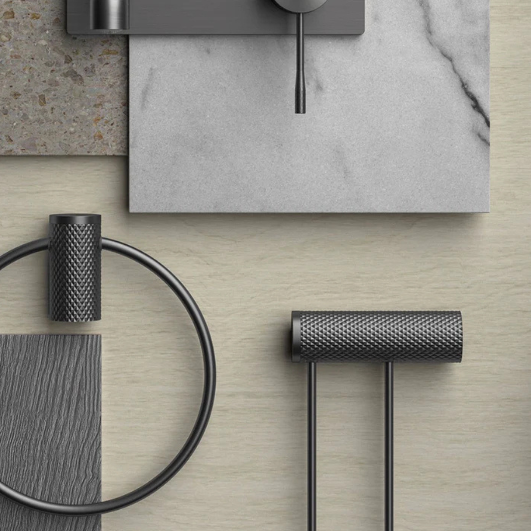 Porte-serviettes double Valencia - Graphite