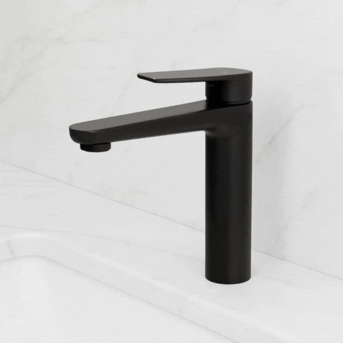 Robinet de baignoire indépendant Lisandro – Sortie d'eau en cascade – Nickel brossé