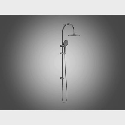 Regendoucheset Valencia – Or brossé - Douche à air - Avec robinet mélangeur encastré